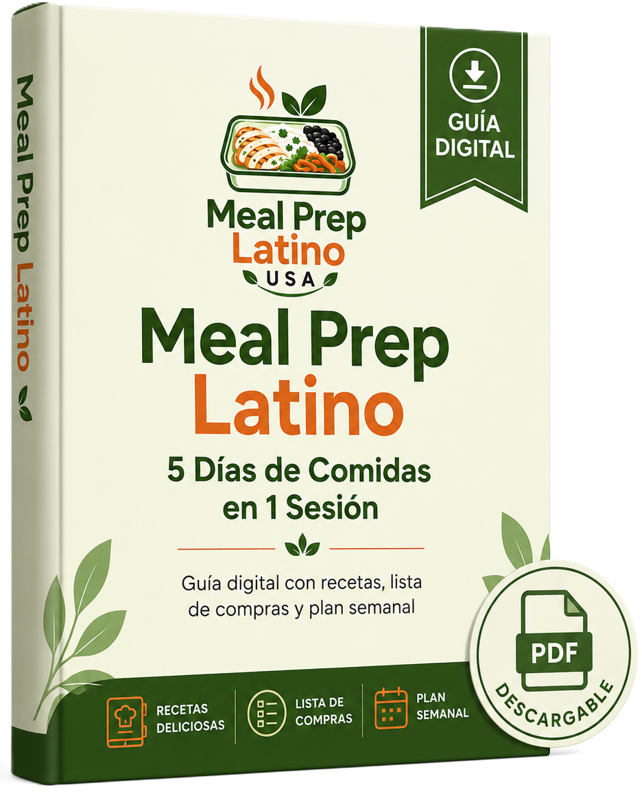Meal Prep Latino: 5 Días de Comidas en 1 Sesión